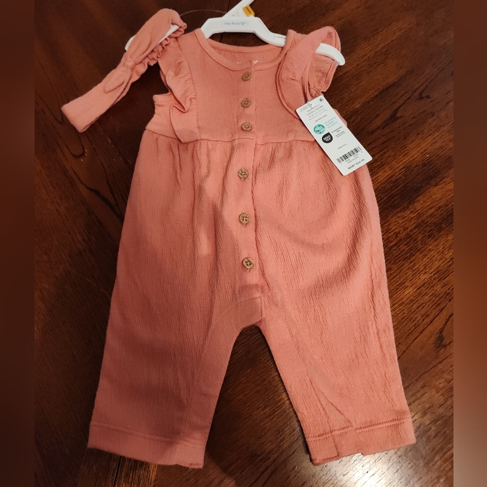 New Carter's 1pc with hair band size NewBorn